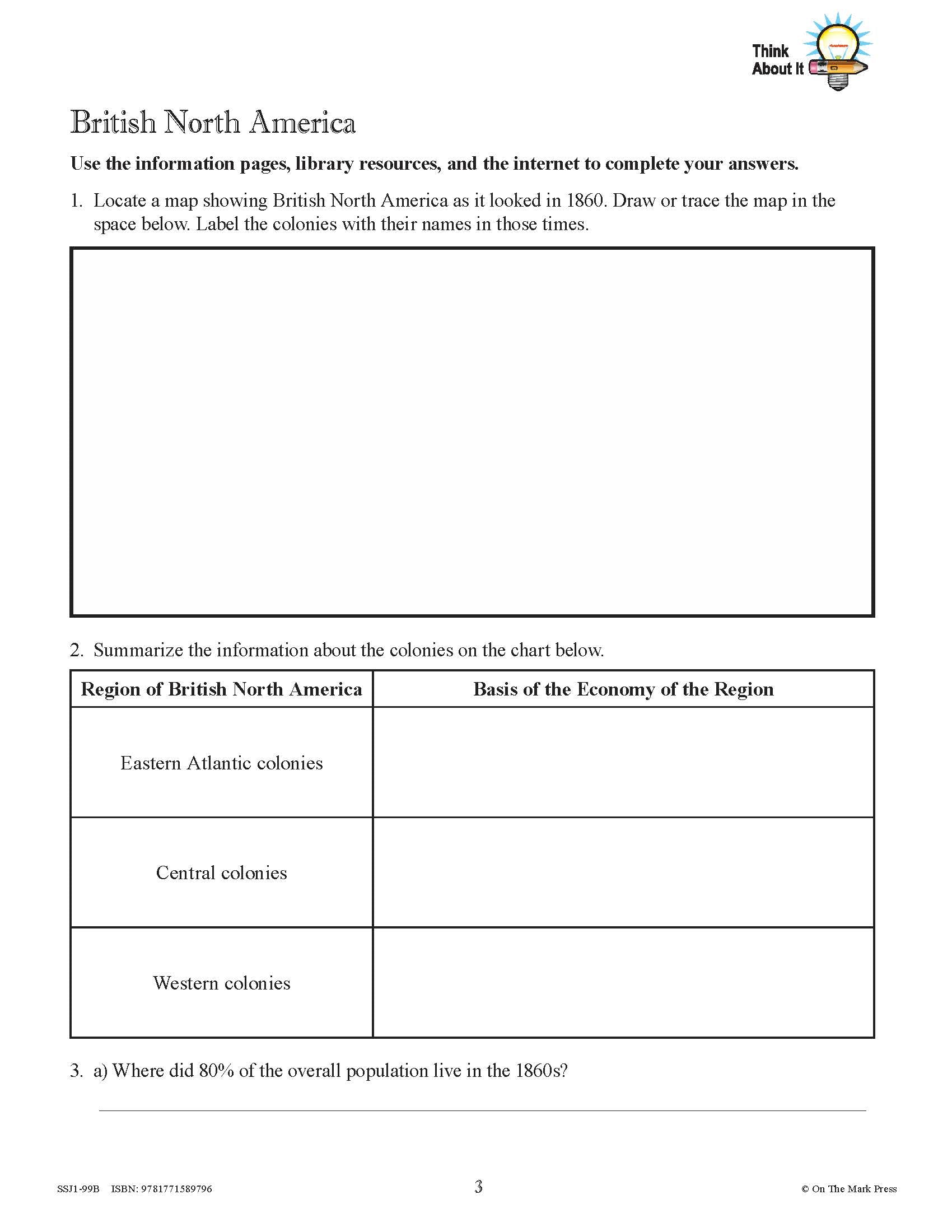 Creating Canada 1850-1890 Grade 8 - 10/pk workbooks