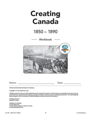 Creating Canada 1850-1890 Grade 8 -  10/pk HI/LO workbooks