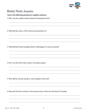 Creating Canada 1850-1890 Grade 8 -  10/pk HI/LO workbooks