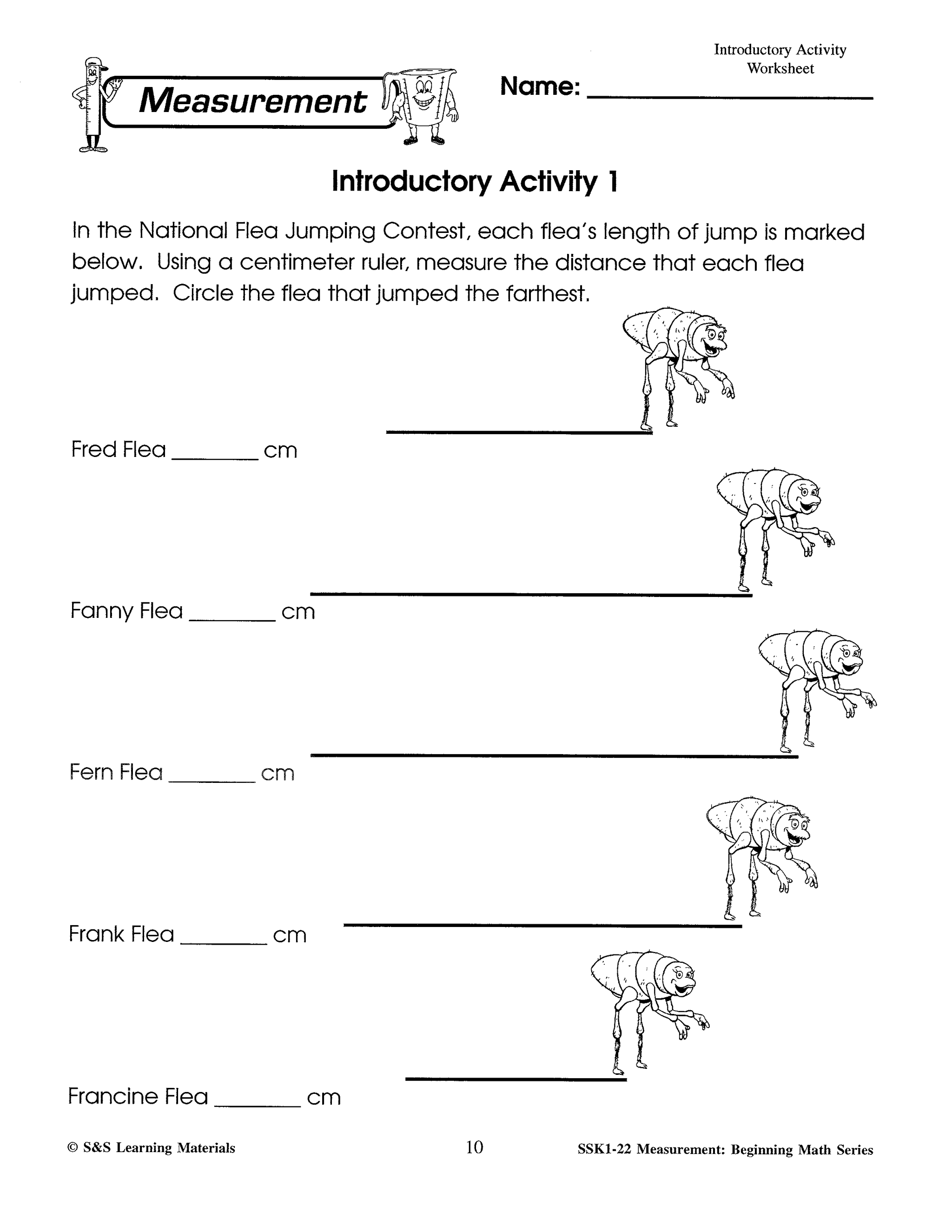 Canadian Measurement Worksheets Grades 1-3