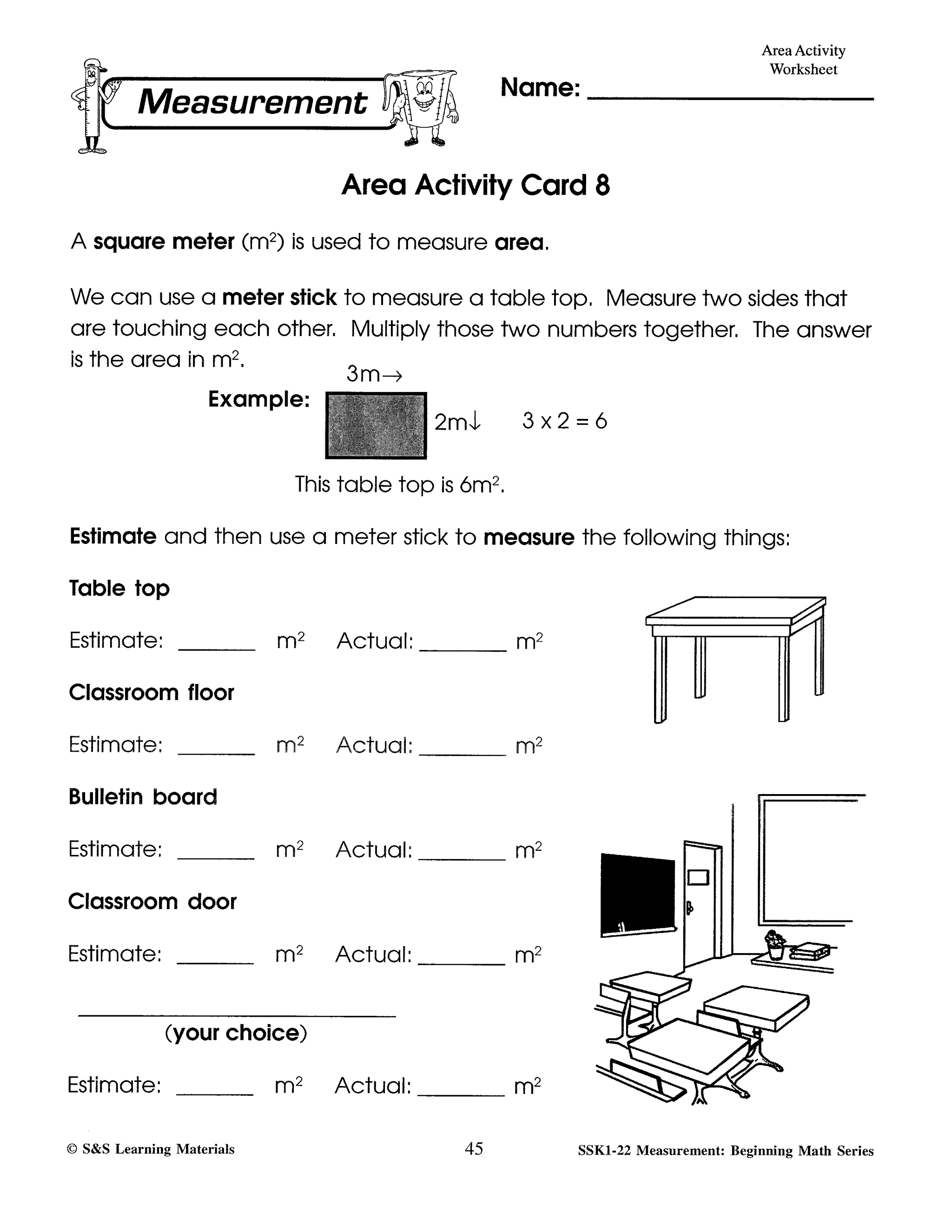 Canadian Measurement Worksheets Grades 1-3