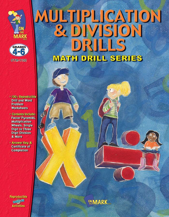 Multiplication & Division Drills Bundle! Grades 4-6