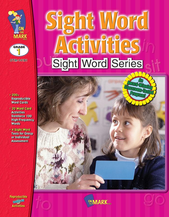 Sight Word Flash Cards & Activities Grade 1