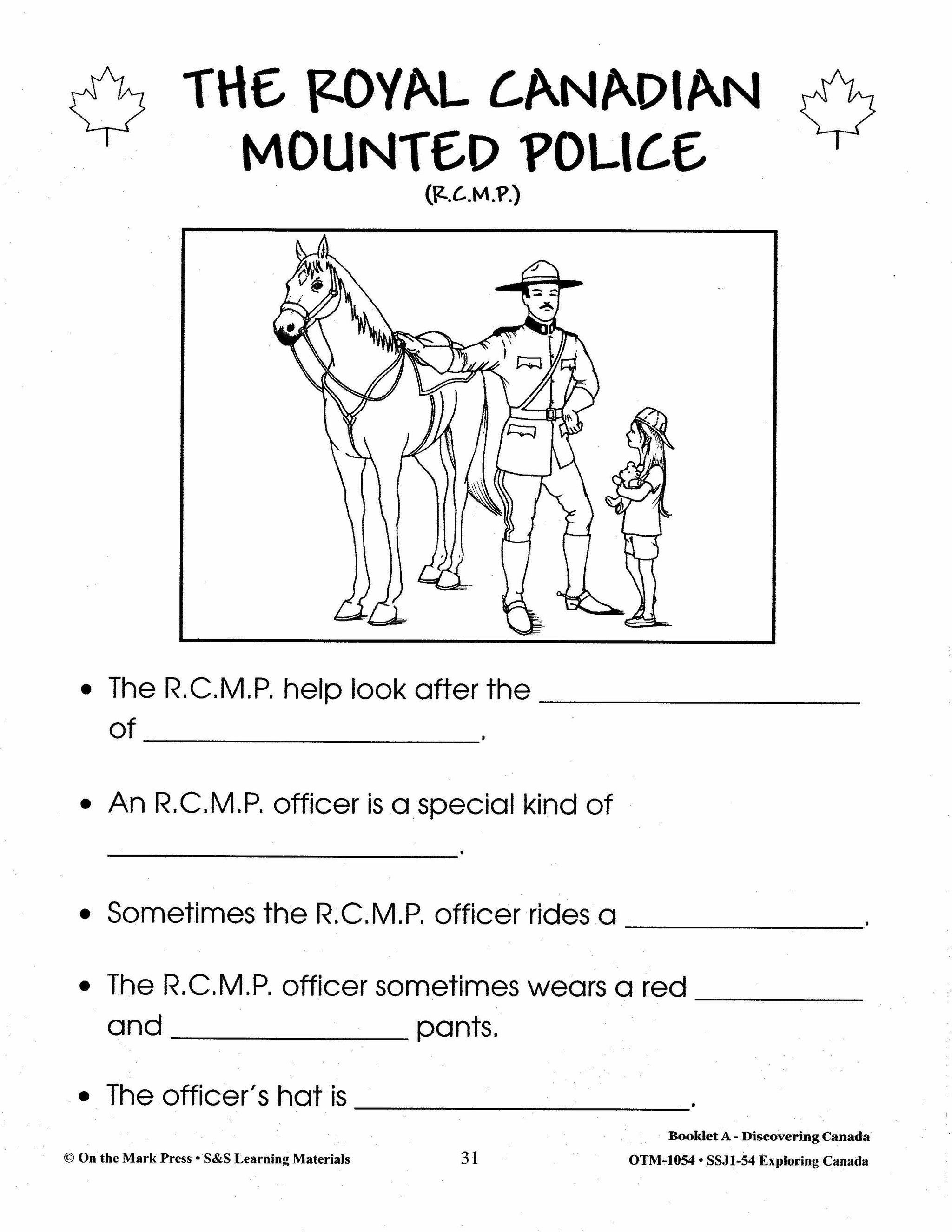 Exploring Canada Grades 1-3