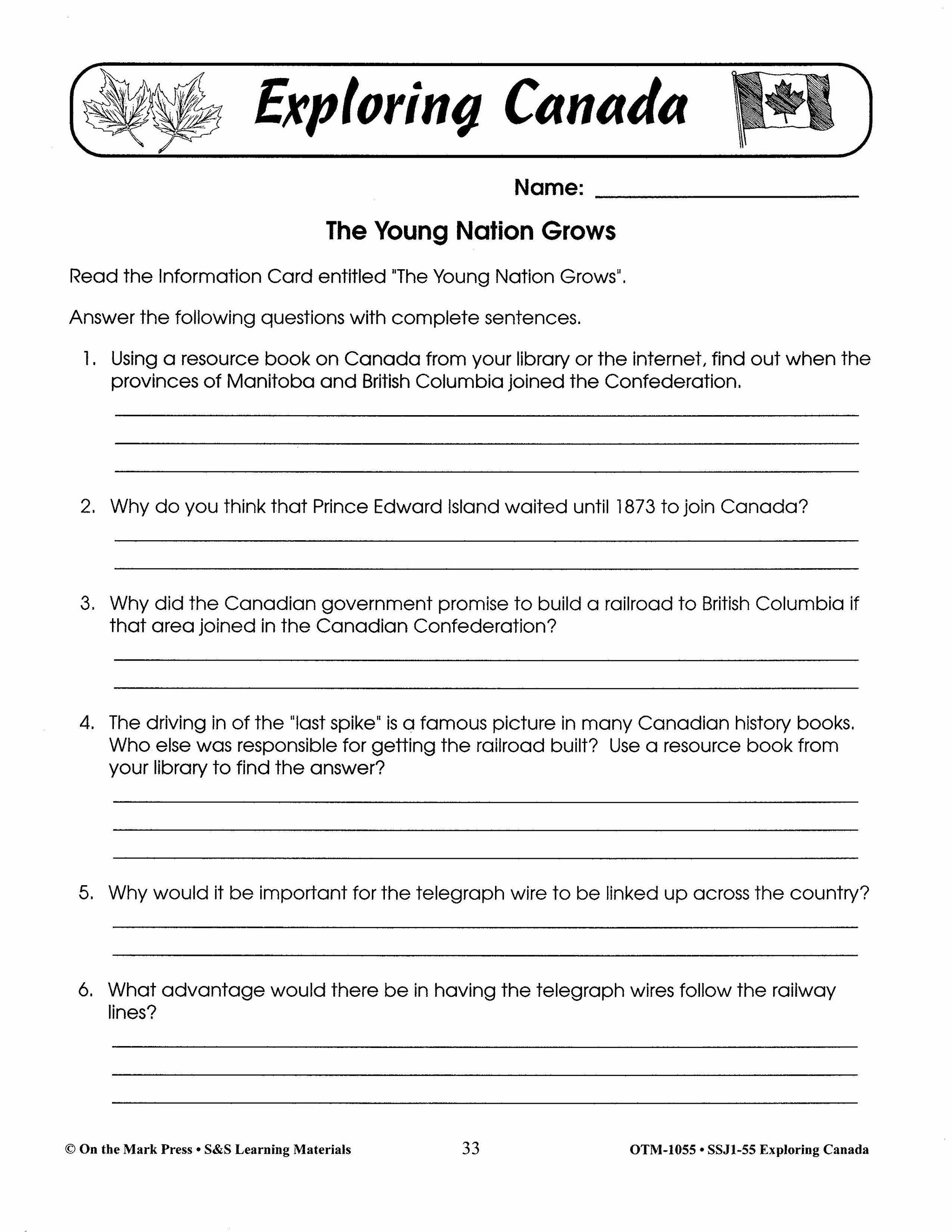 Exploring Canada Grades 4-6