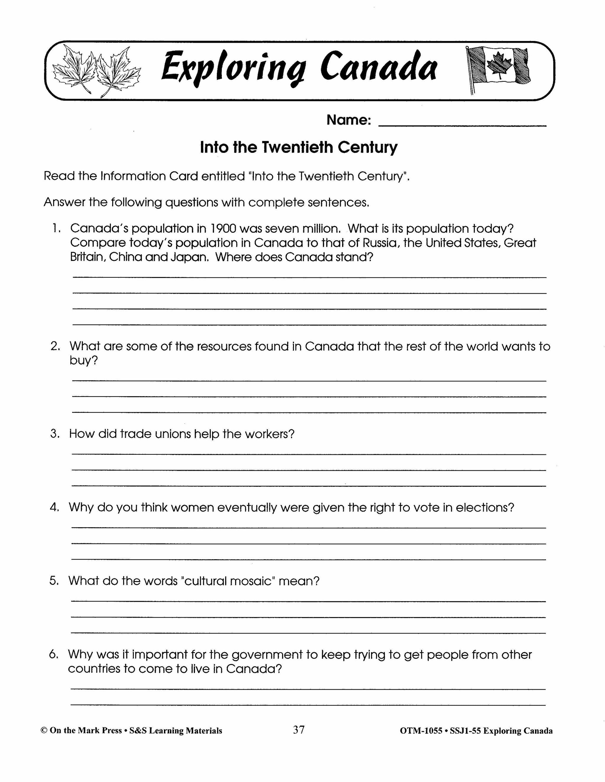 Exploring Canada Grades 4-6