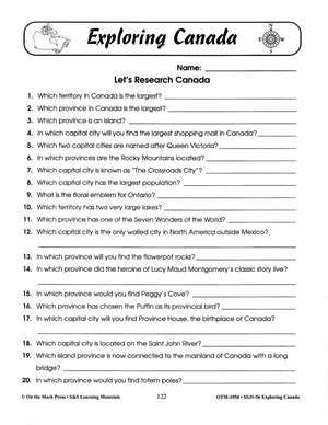 Exploring Canada Grades 1-6 Teach Canada's History and Geography