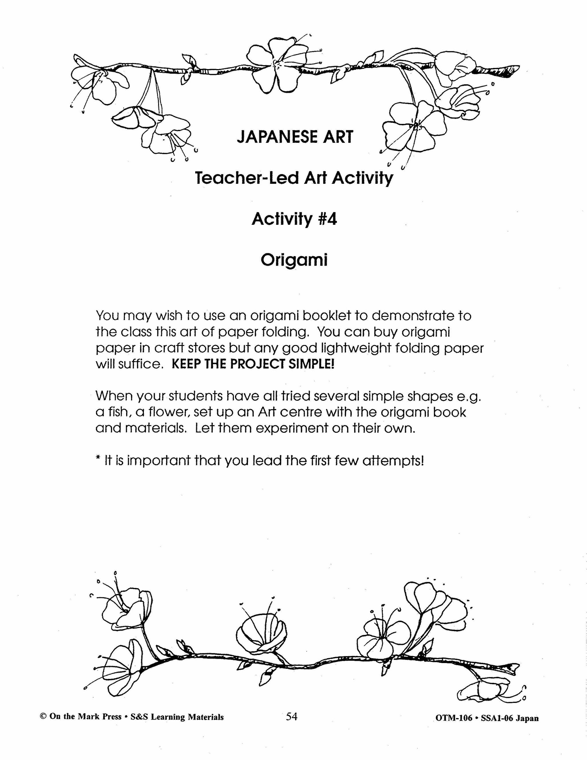 Japan - "Land of the Rising Sun" Grades 4-6