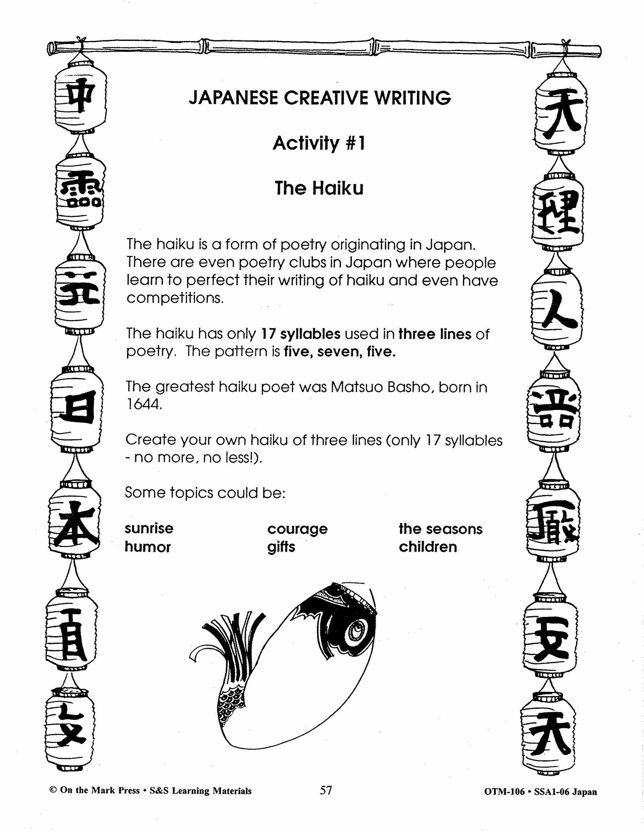 Japan - "Land of the Rising Sun" Grades 4-6