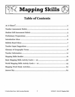 Mapping Skills Grades 4-6
