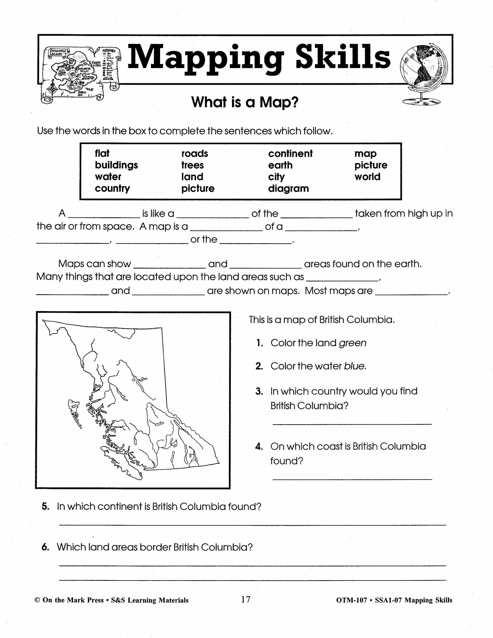 Mapping Skills Grades 4-6