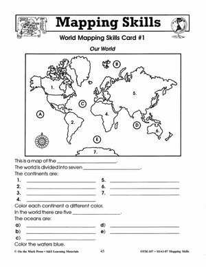 Mapping Skills Grades 4-6