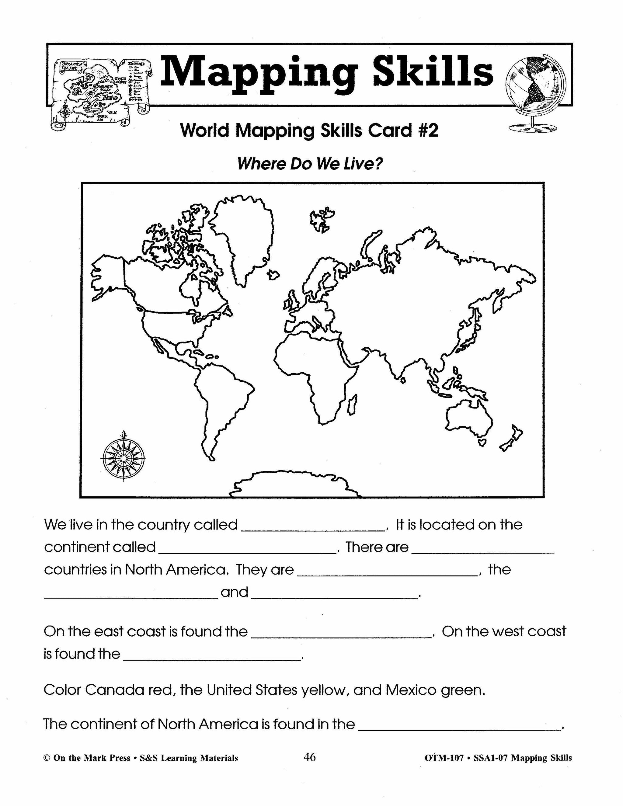 Mapping Skills Grades 4-6
