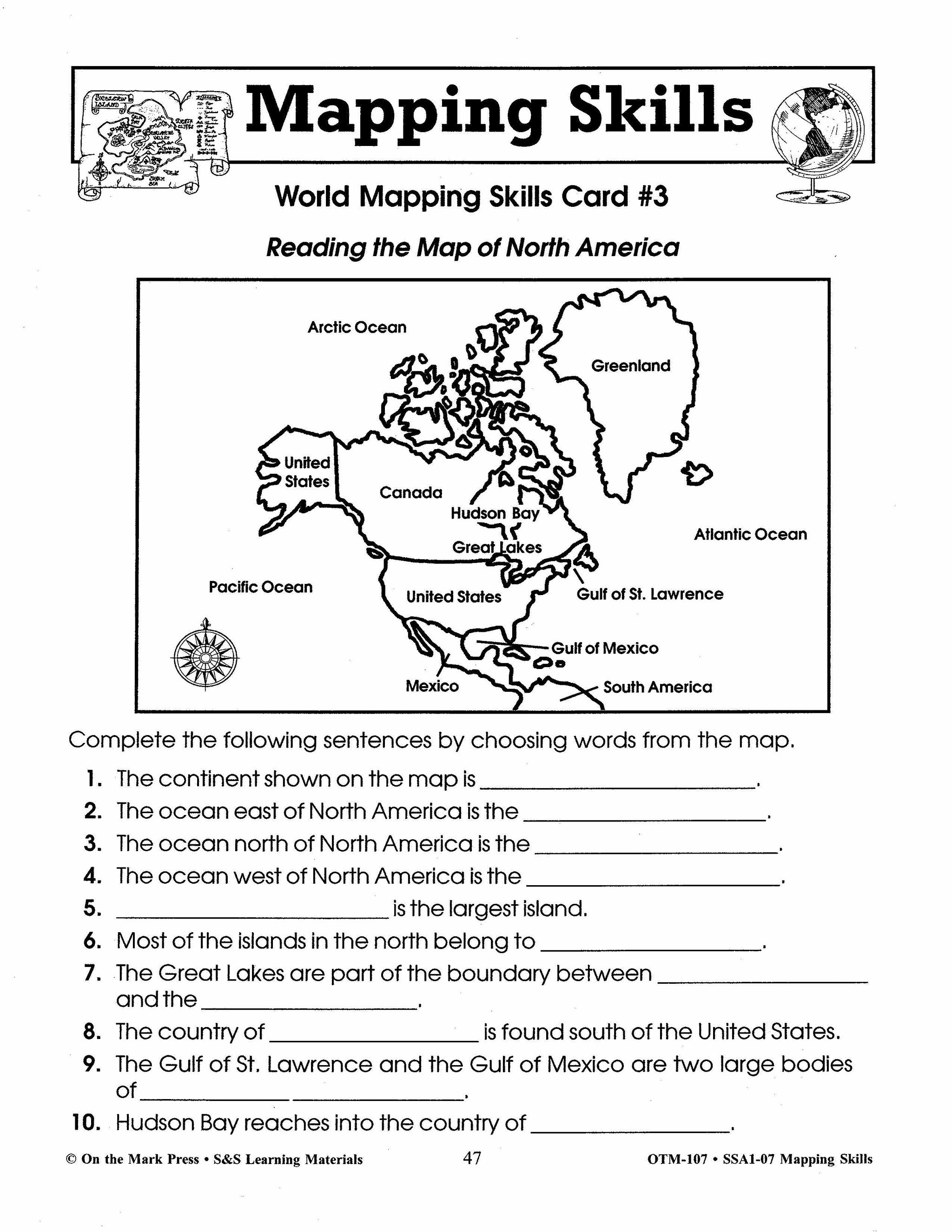 Mapping Skills Grades 4-6