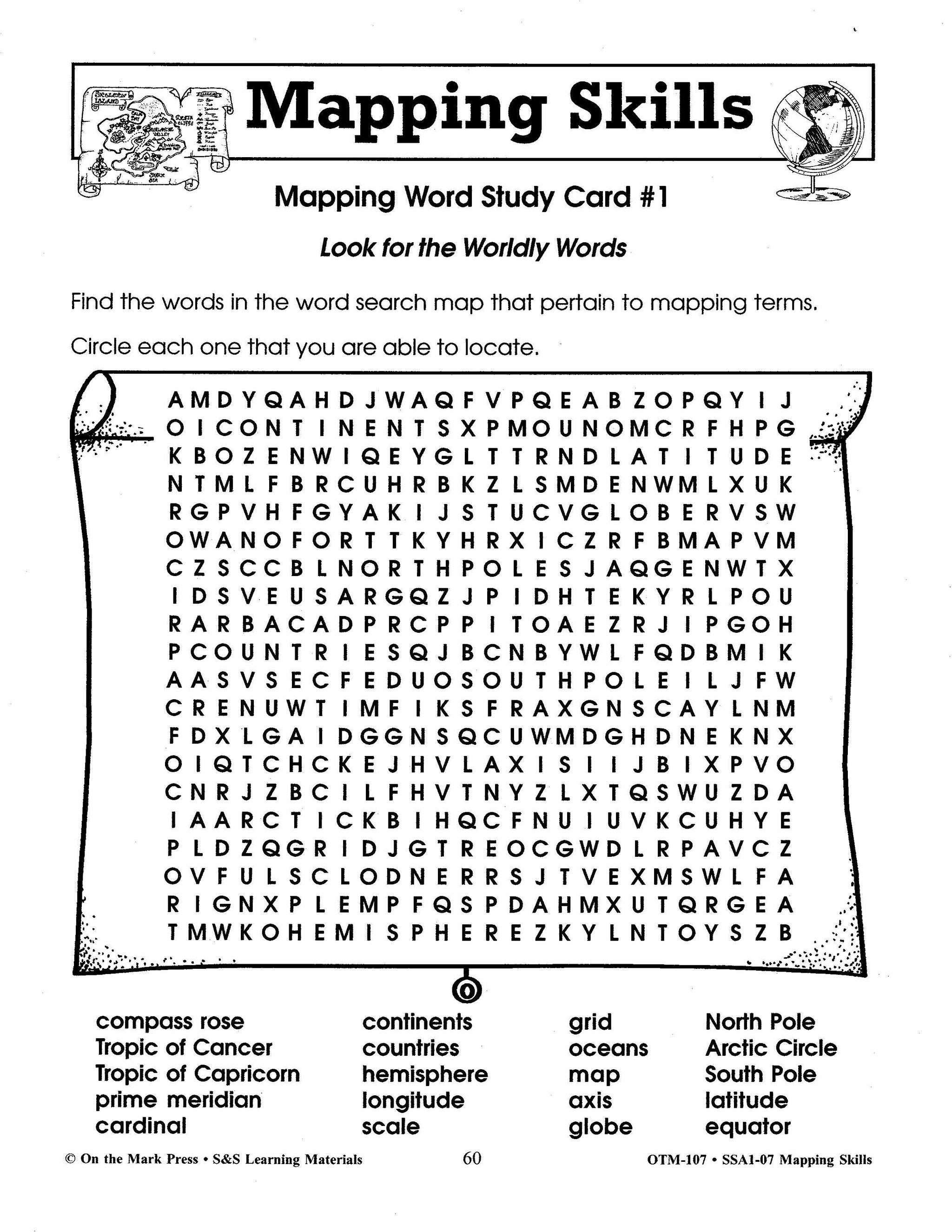 Mapping Skills Grades 4-6