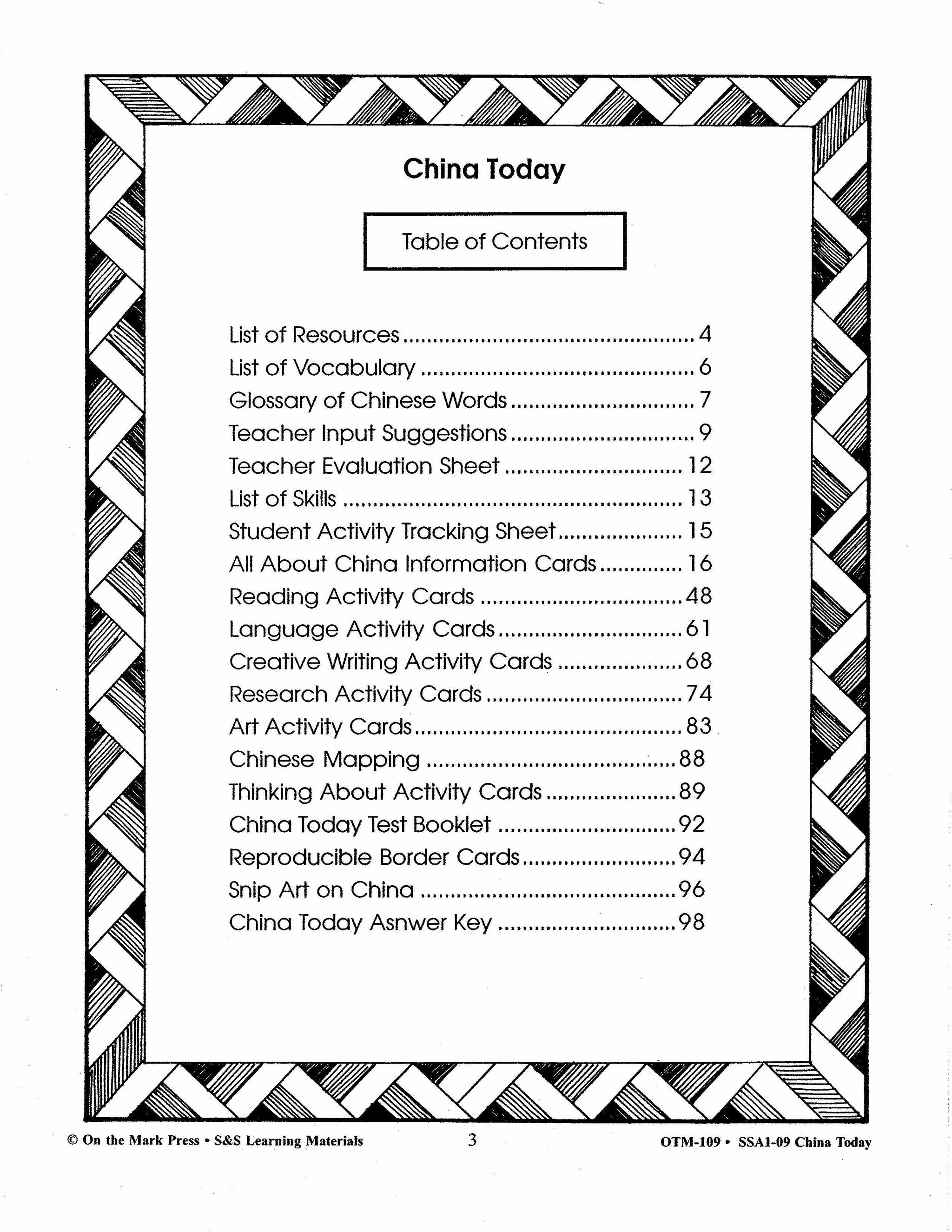 China Today Grades 5-8