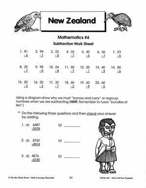 New Zealand Grades 4-8