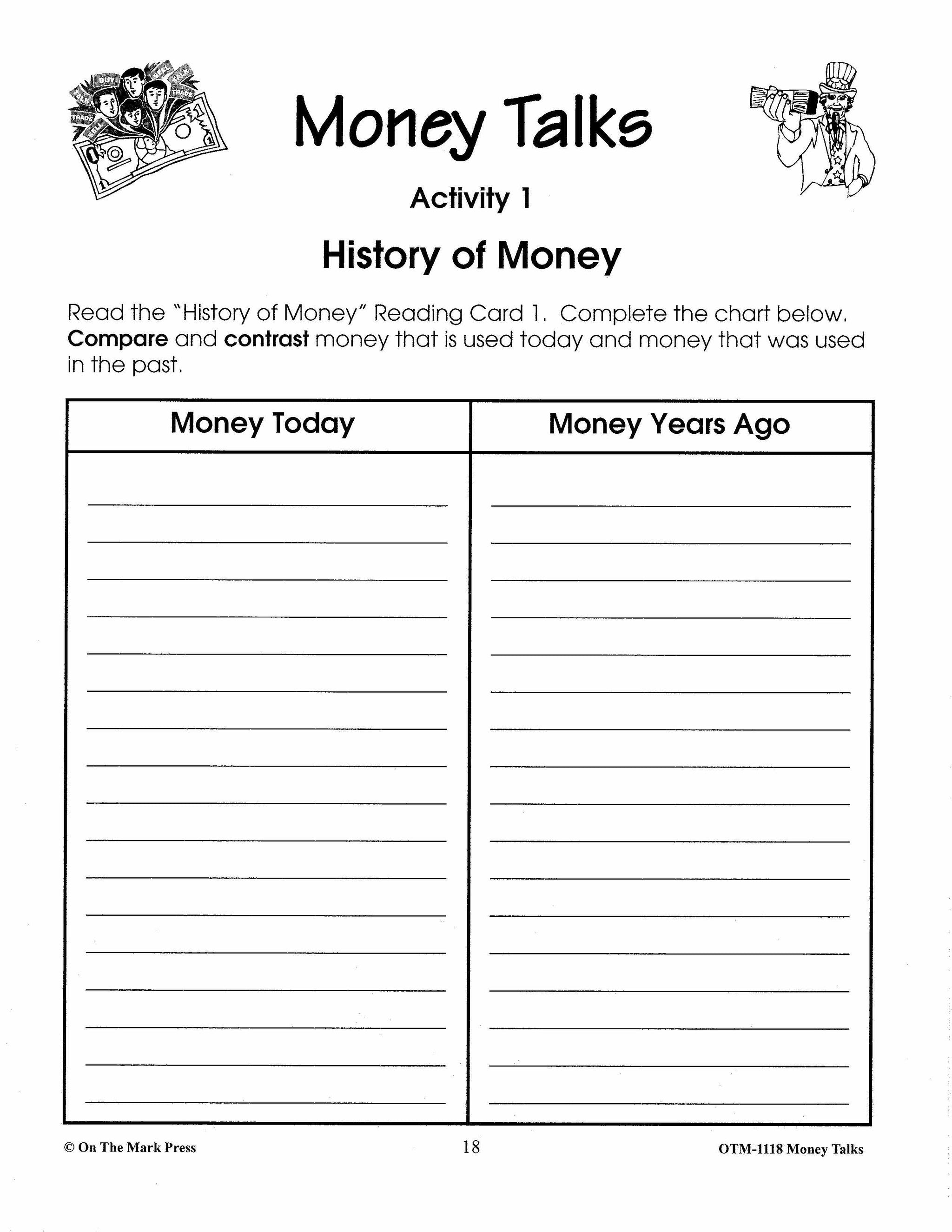 Money Talks: Using US Currency Grades 3-5