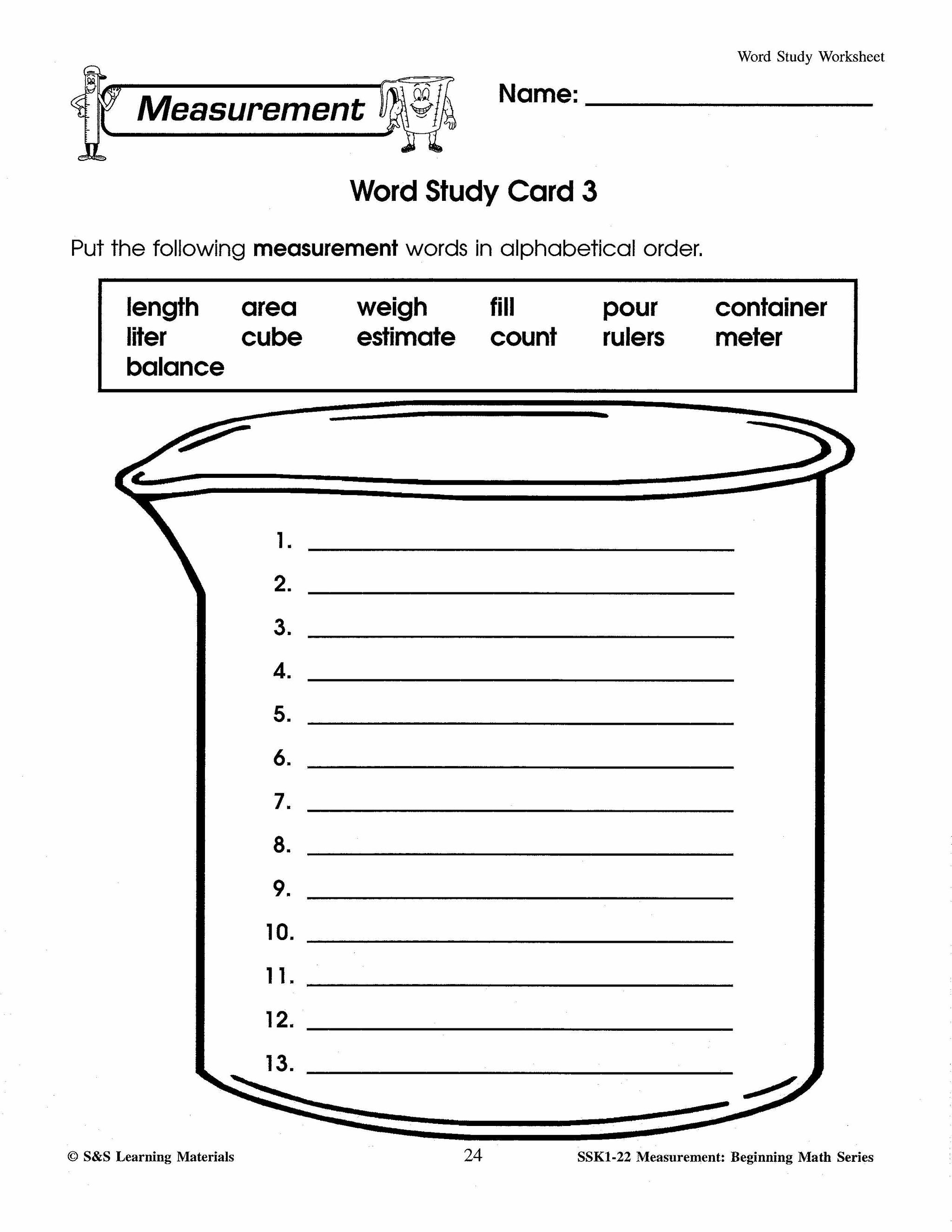 Imperial Measurement Grades 1-3