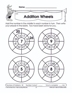 Addition Drills Grades 1-3