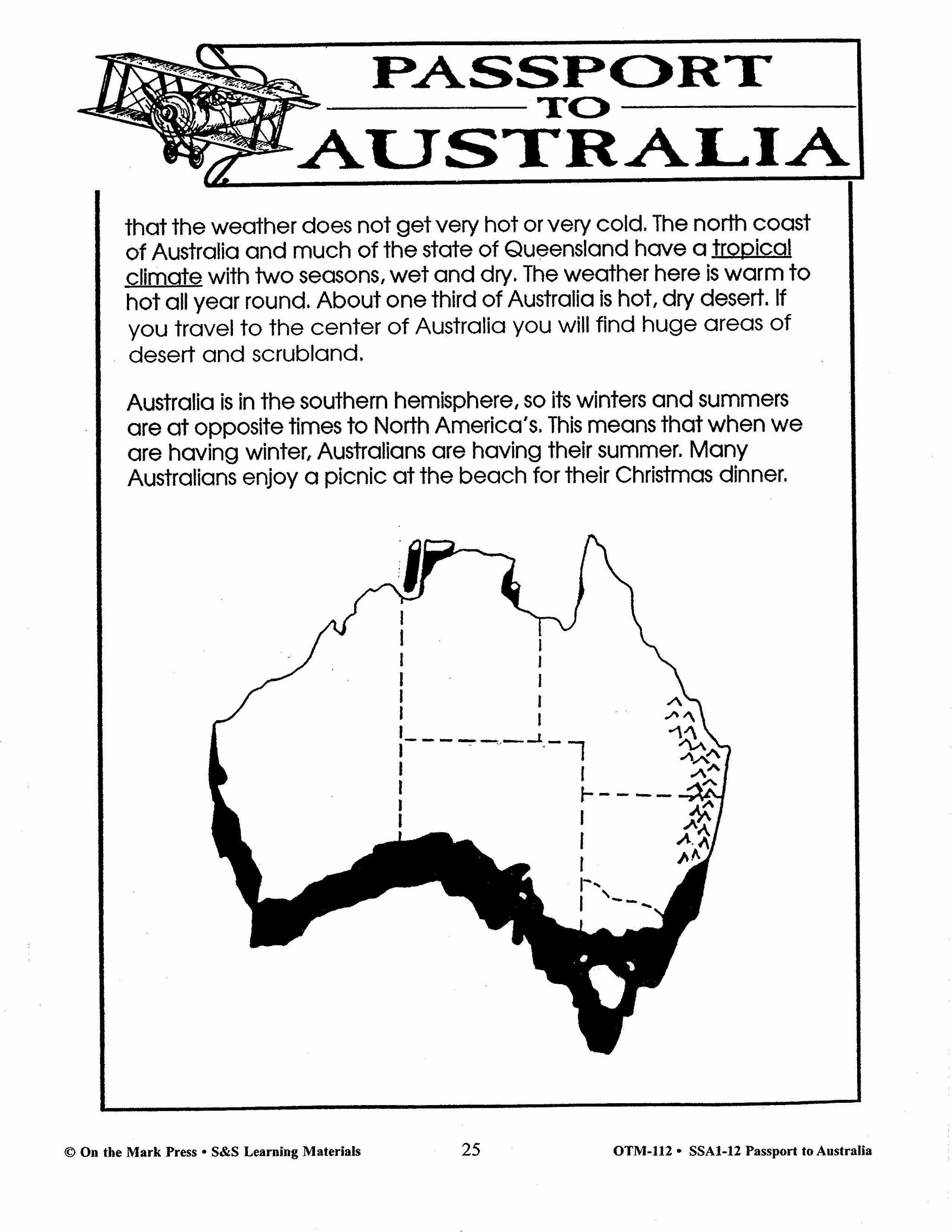 Passport to Australia Grades 4-5