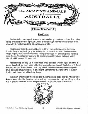 Passport to Australia Grades 4-5