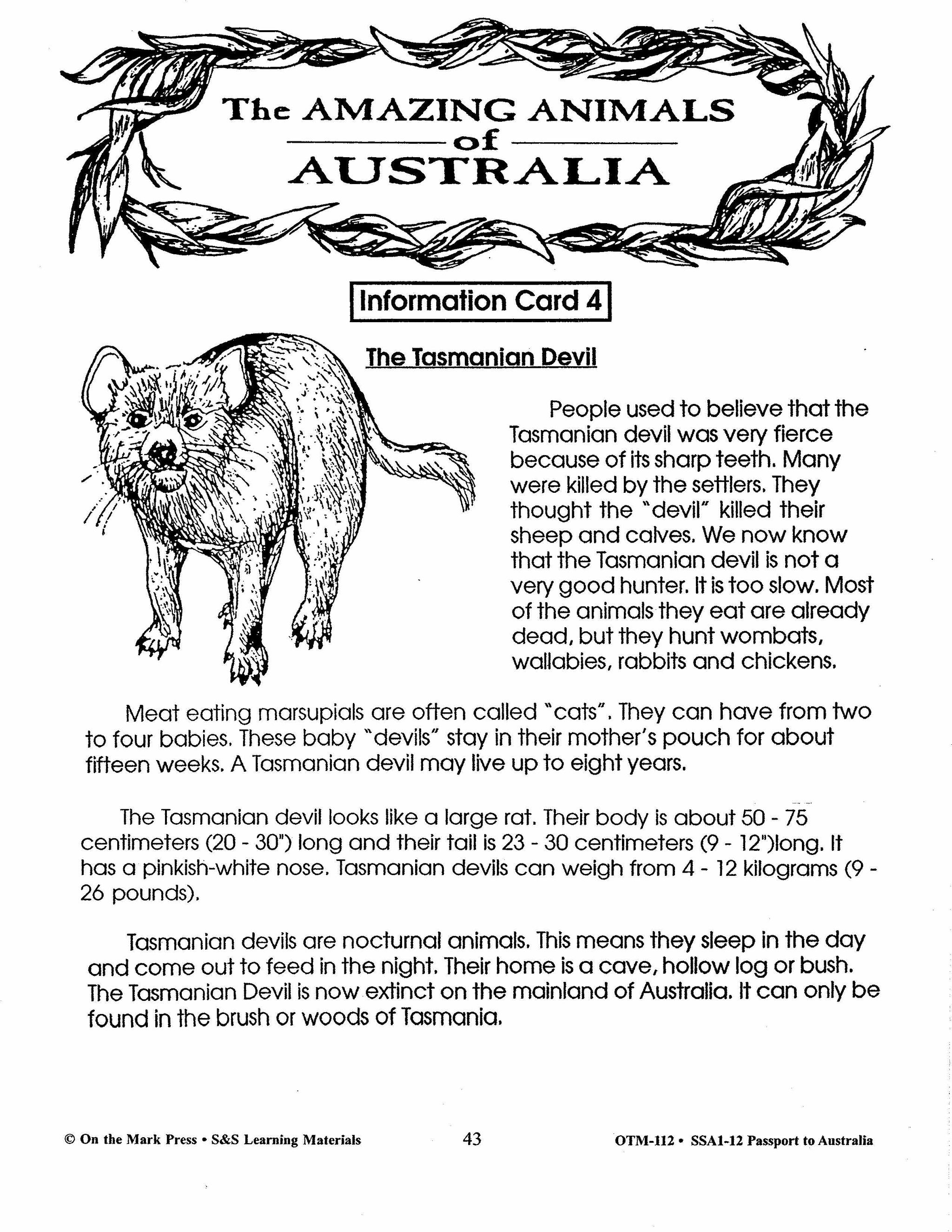 Passport to Australia Grades 4-5