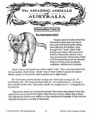 Passport to Australia Grades 4-5