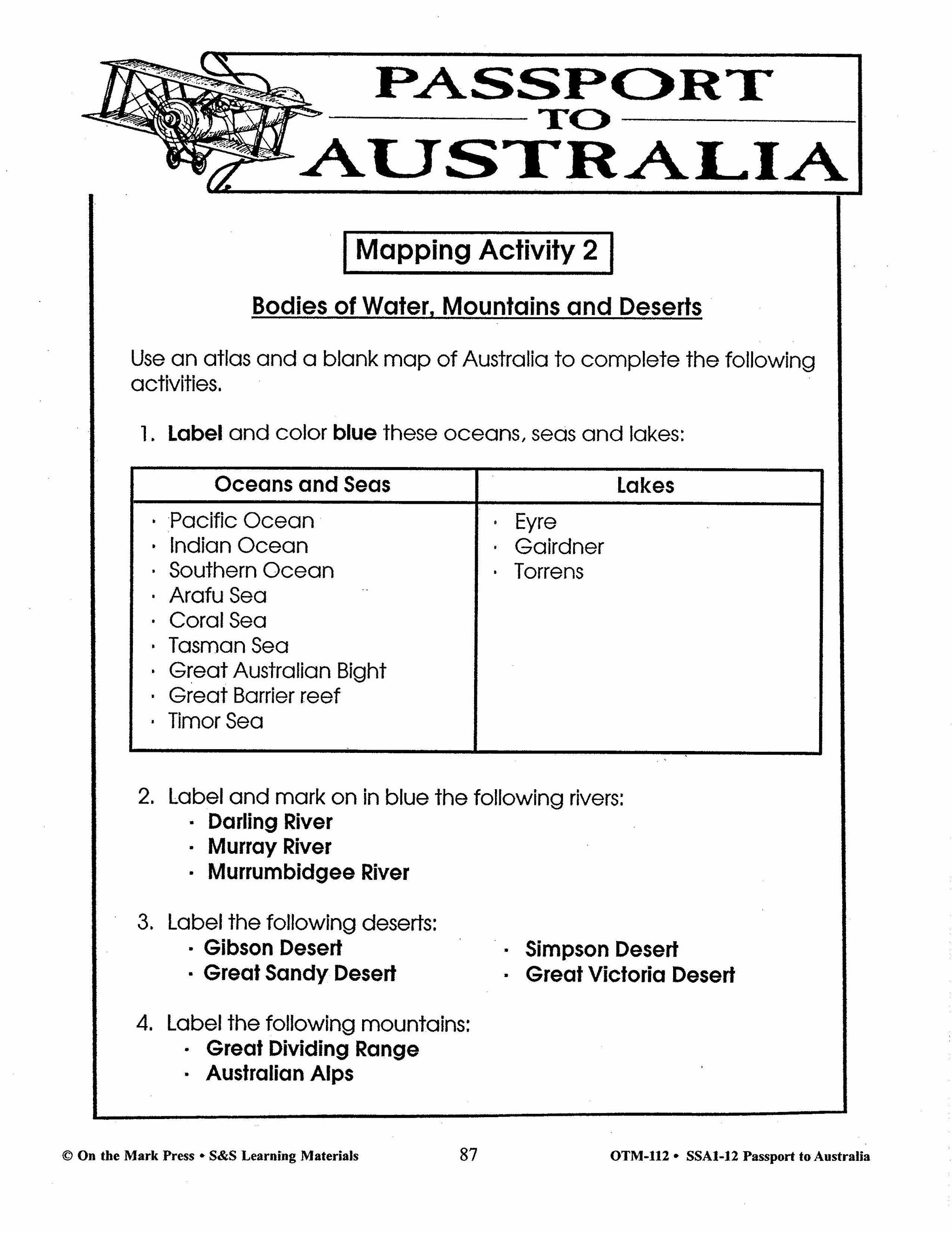 Passport to Australia Grades 4-5