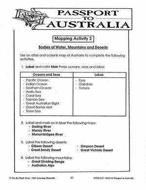 Passport to Australia Grades 4-5