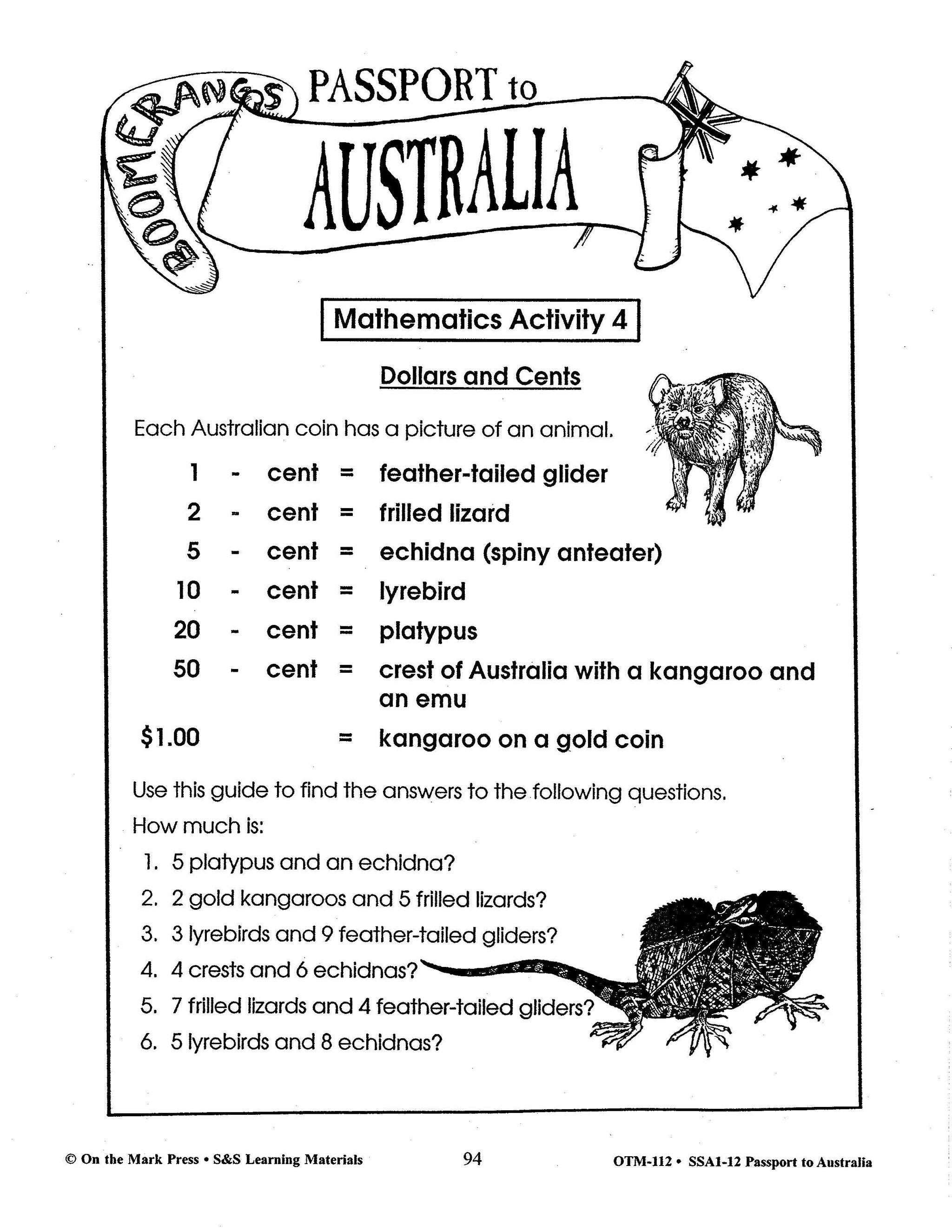 Passport to Australia Grades 4-5