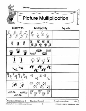 Multiplication Drills Grades 4-6