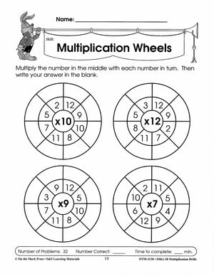Multiplication Drills Grades 4-6