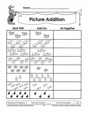 Addition & Subtraction Drills Bundle! Grades 1-3