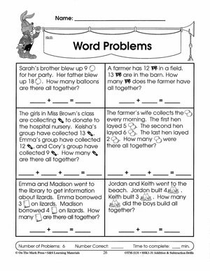 Addition & Subtraction Drills Bundle! Grades 1-3