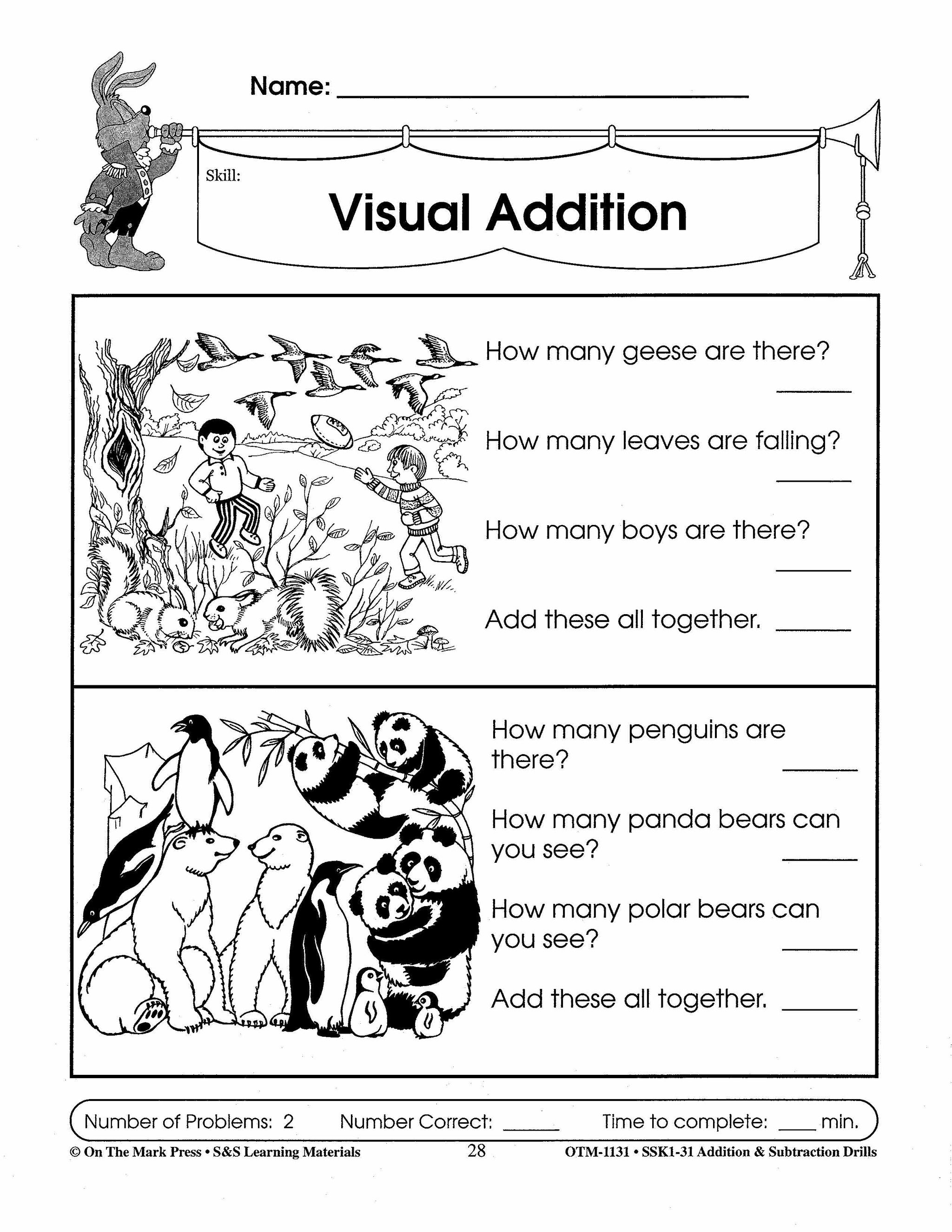 Addition & Subtraction Drills Bundle! Grades 1-3