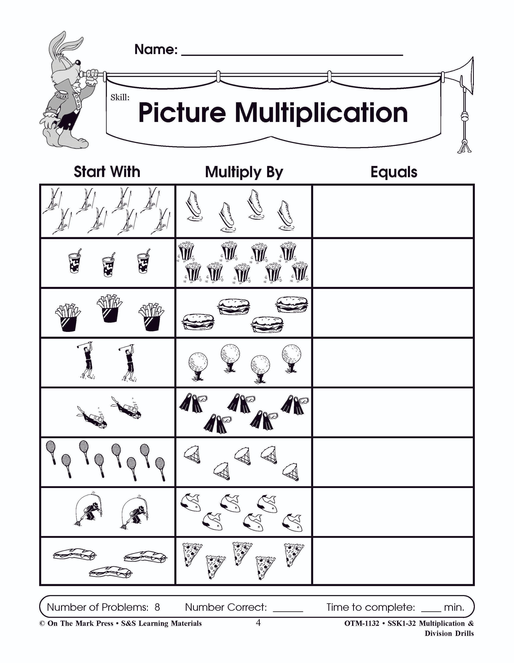Multiplication & Division Drills Bundle! Grades 4-6