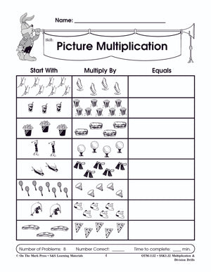 Multiplication & Division Drills Bundle! Grades 4-6