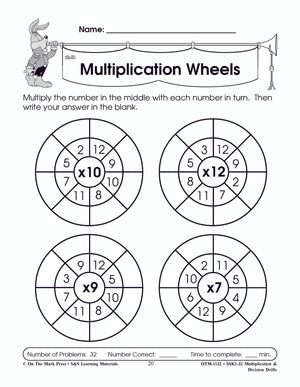 Multiplication & Division Drills Bundle! Grades 4-6