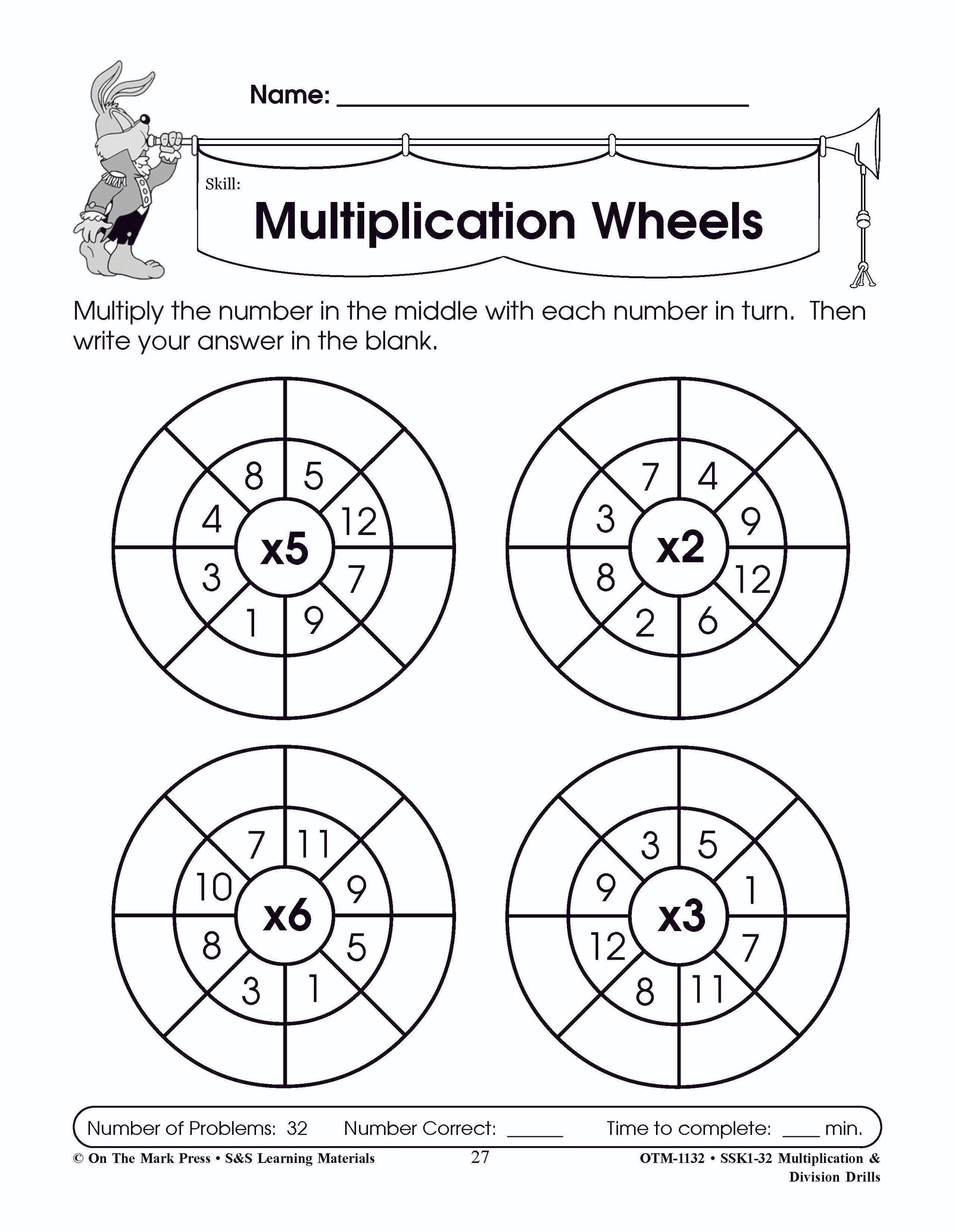 Multiplication & Division Drills Bundle! Grades 4-6