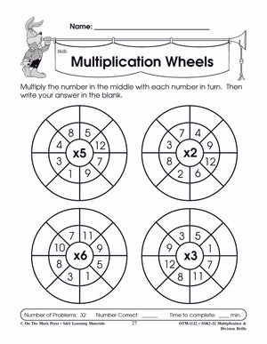 Multiplication & Division Drills Bundle! Grades 4-6