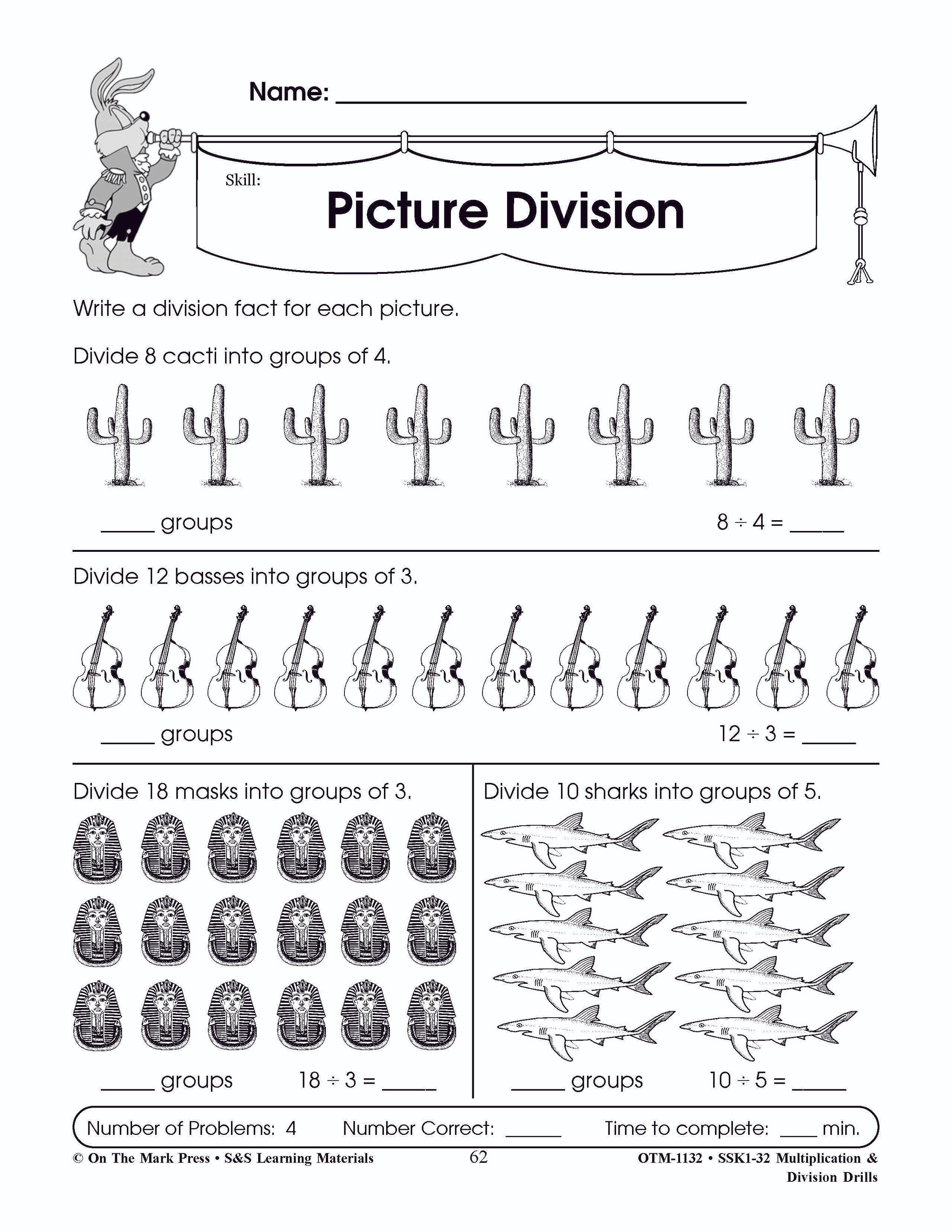 Multiplication & Division Drills Bundle! Grades 4-6