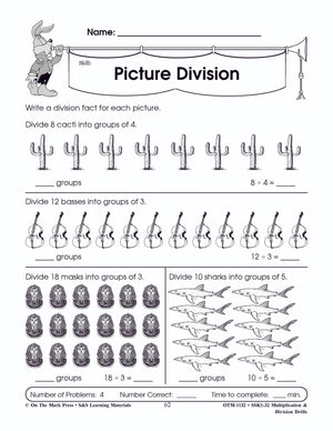 Multiplication & Division Drills Bundle! Grades 4-6