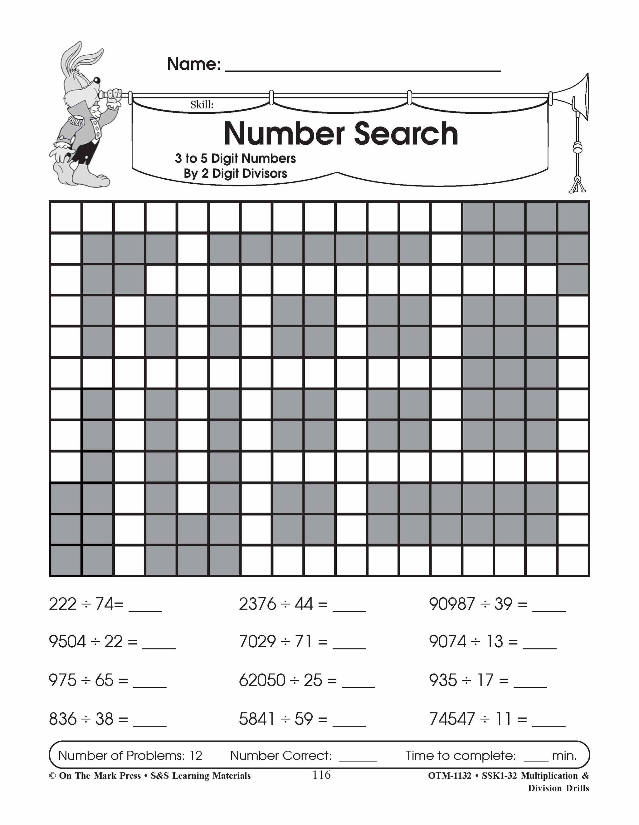 Multiplication & Division Drills Bundle! Grades 4-6