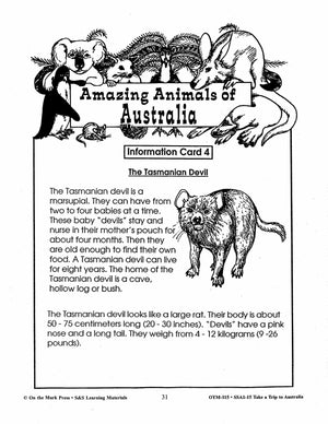 Take a Trip to Australia Grades 2-3