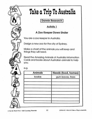 Take a Trip to Australia Grades 2-3