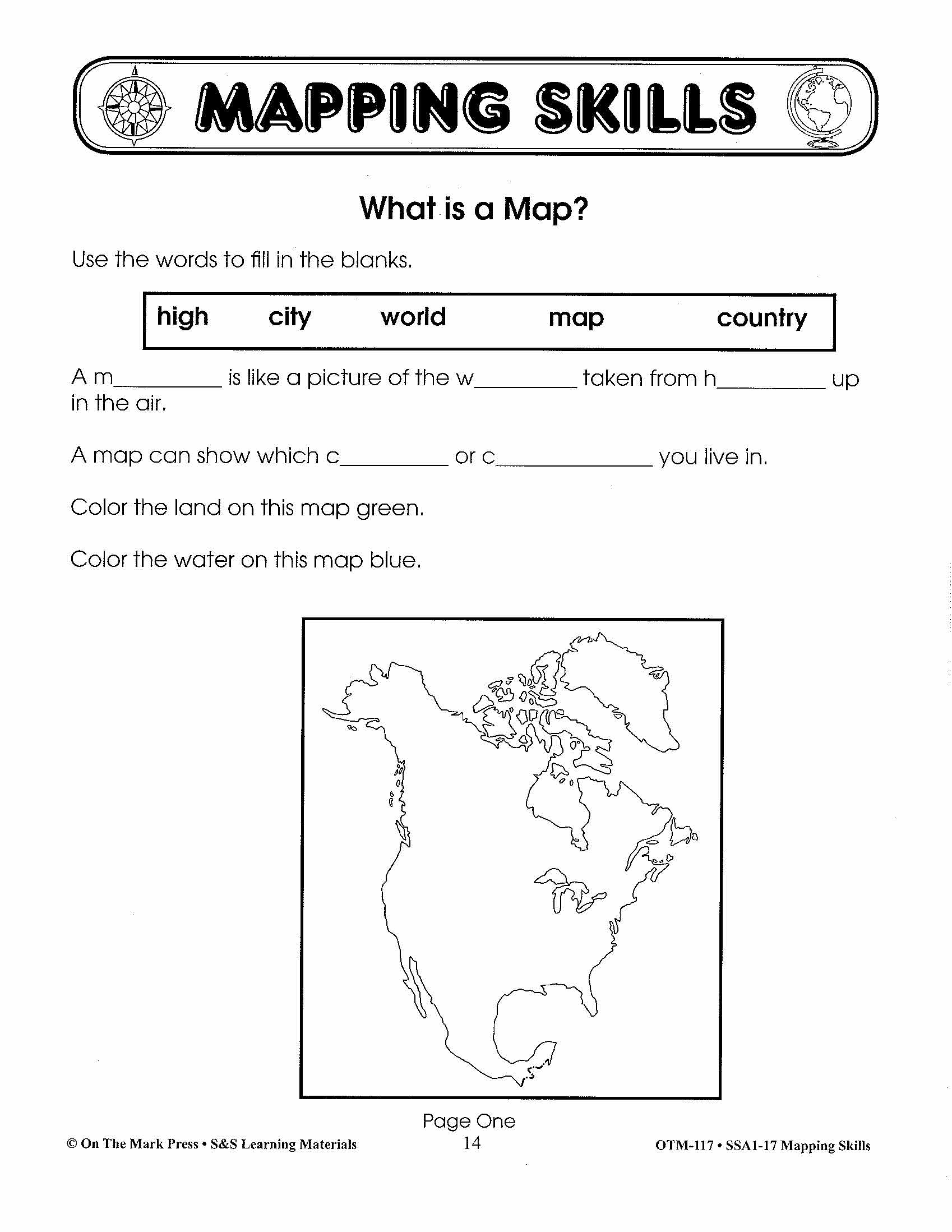 Mapping Skills Grades 1-3
