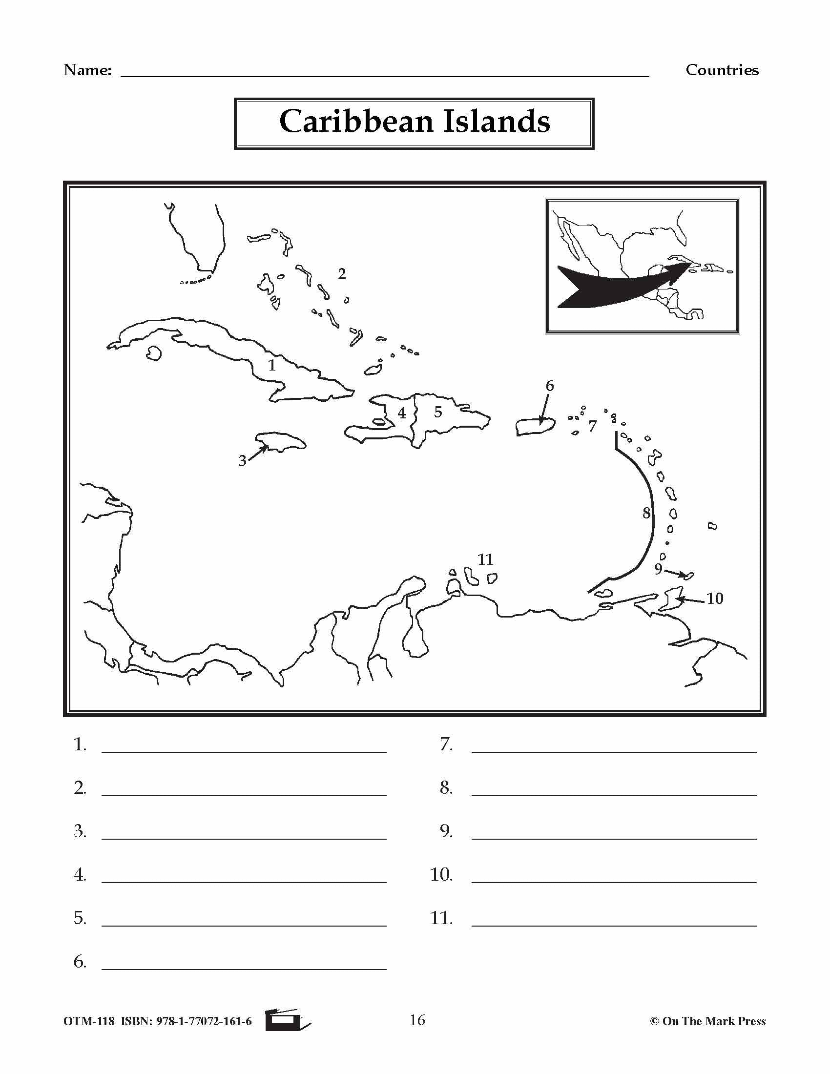 Outline Maps of the World Grades 1-8