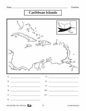 Outline Maps of the World Grades 1-8
