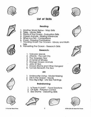 All About the Ocean Grades 5-7
